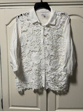August Silk Blouse Size PXL Excellent Conditions